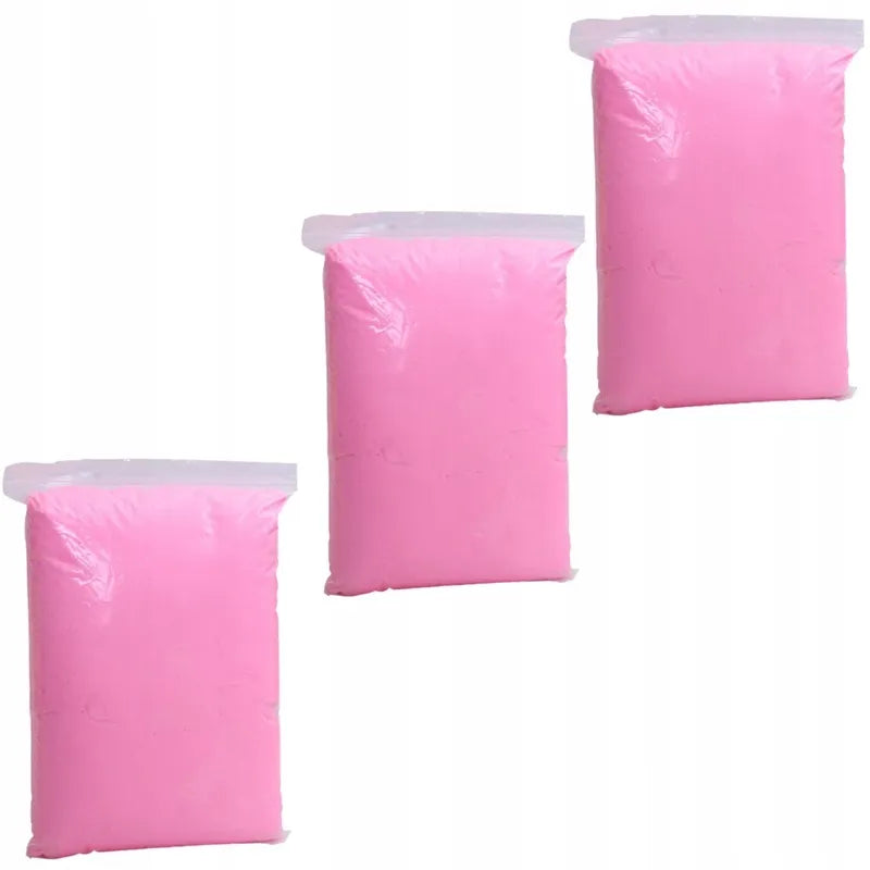 RETOO magiškas kinetinio smėlio rinkinys, 3 kg, formelės, pripučiamas baseinas ir kastuvėlis dėkle, rožinis