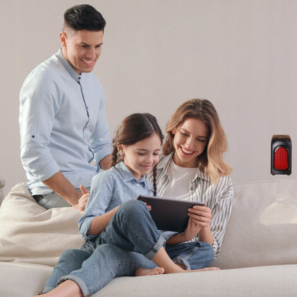 RETOO mini elektrinis sieninis šildytuvas su pulteliu, 400W