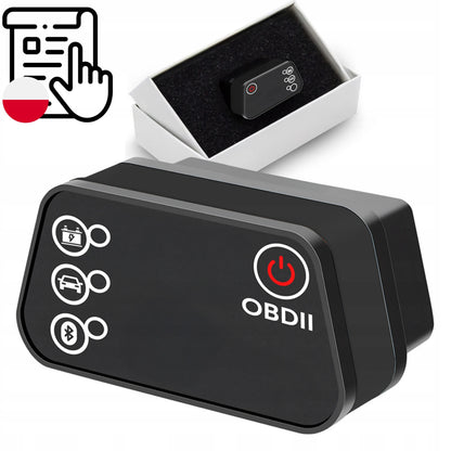 RETOO OBD2 Bluetooth diagnostikos sąsaja, lenkų kalba, klaidų trynimo testeris
