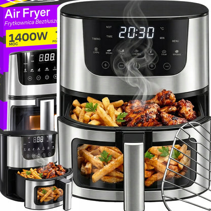 RETOO oro gruzdintuvė AIR FRYER 7L orkaitė 1500W 7 režimai