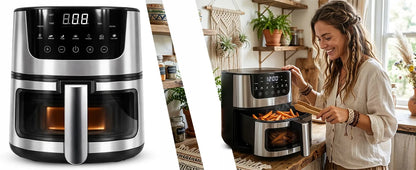 RETOO oro gruzdintuvė AIR FRYER 7L orkaitė 1500W 7 režimai