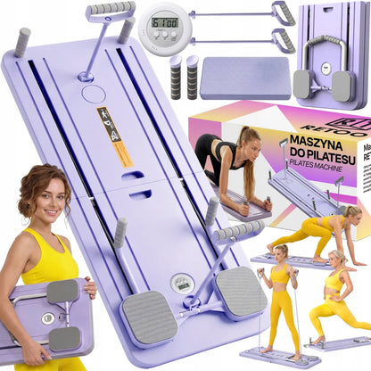 RETOO Pilates treniruočių lenta 12 viename, daugiafunkcis Pilates rinkinys