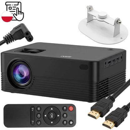 „Retoo“ projektorius su „Android“, „Wi-Fi“, „Full HD“, 9000 lm, 4K UHD palaikymu ir „Bluetooth“