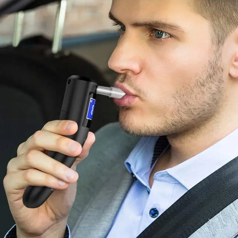 RETOO R-E263 tikslus skaitmeninis alkoholio matuoklis su LCD ekranu ir 10 kandiklių