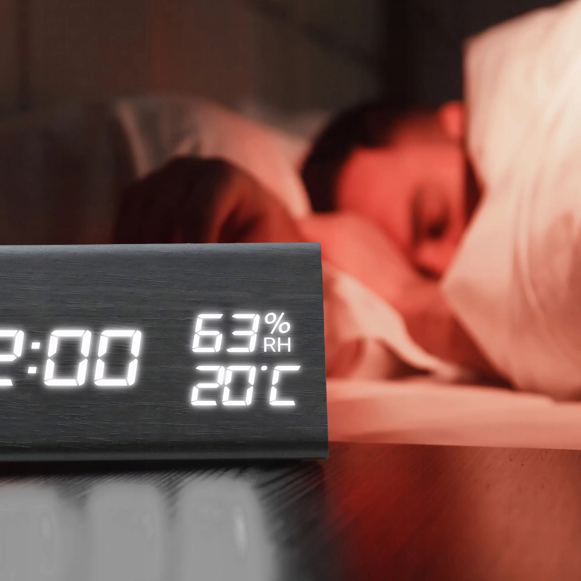 RETOO skaitmeninis žadintuvas su termometru