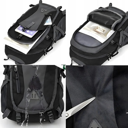 RETOO SR325 turistinė, kelioninė ir žygių kuprinė, juoda, iki 40 l