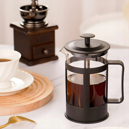 RETOO stiklinis French Press kavos ir arbatos plikiklis, 1 l
