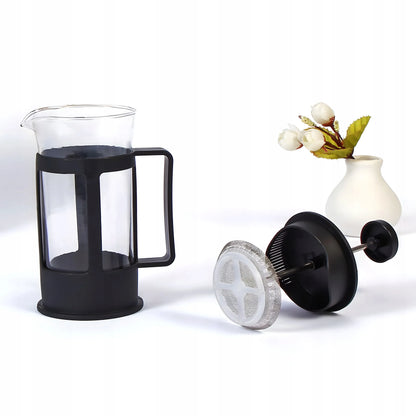 RETOO stiklinis French Press kavos ir arbatos plikiklis, 1 l