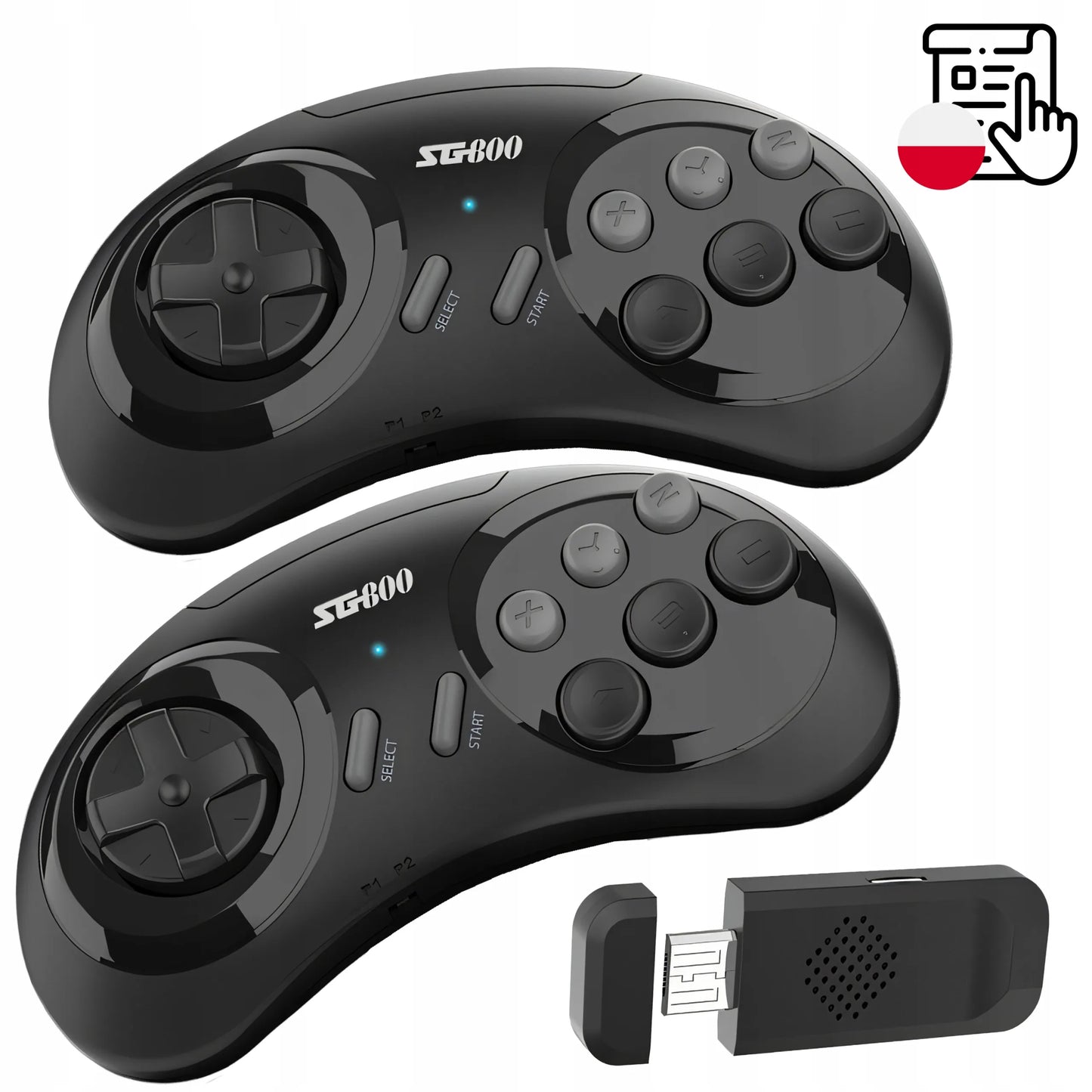 RETRO televizijos žaidimų konsolė 500+ žaidimų, belaidė, HDMI, 90-ųjų stilius