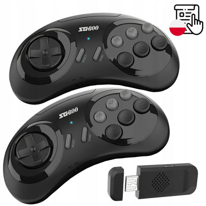 RETRO televizijos žaidimų konsolė 500+ žaidimų, belaidė, HDMI, 90-ųjų stilius