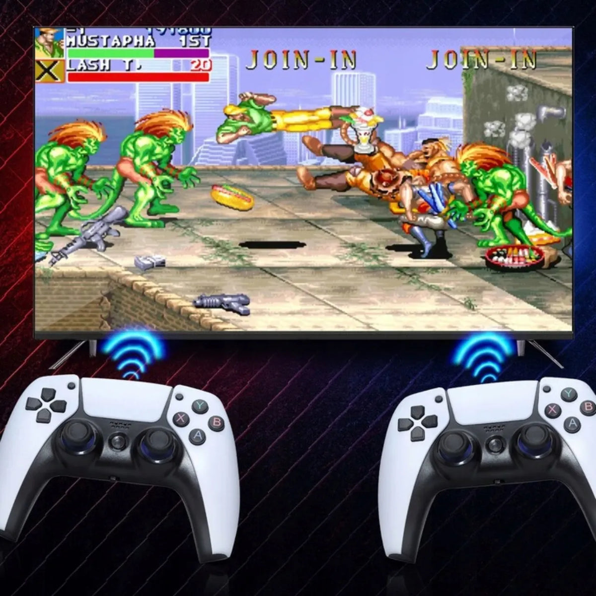 Retro žaidimų konsolė PLUG and PLAY su 20000 žaidimų televizoriui, nešiojama