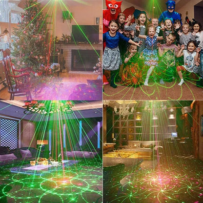 RGB lazerinis diskotekų projektorius su nuotolinio valdymo pultu