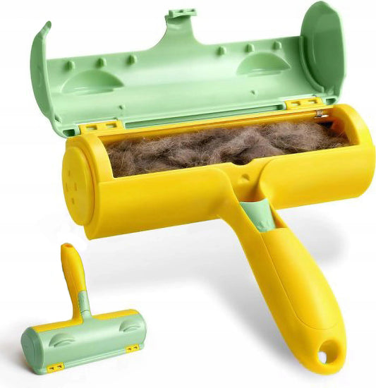 Ritinėlinis šepetys drabužiams ir sofoms valyti nuo šunų bei kačių plaukų