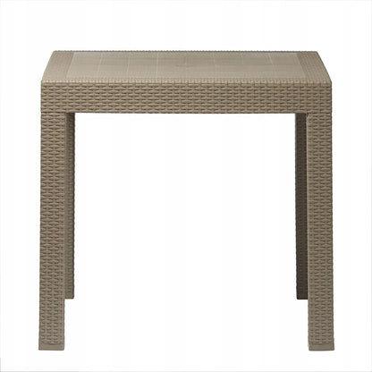 „Riviera“ sodo baldų komplektas – 4 kėdės ir 82 × 82 cm stalas