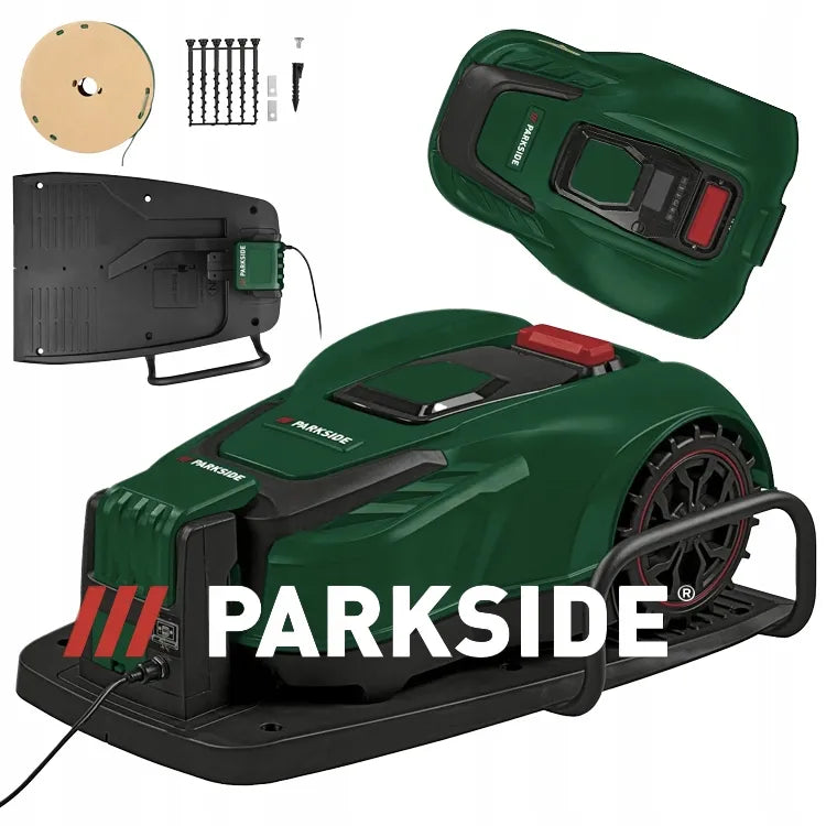 Robotė vejapjovė Parkside PAMRC 250 A1 CITY 20V 2Ah 250m² X20V