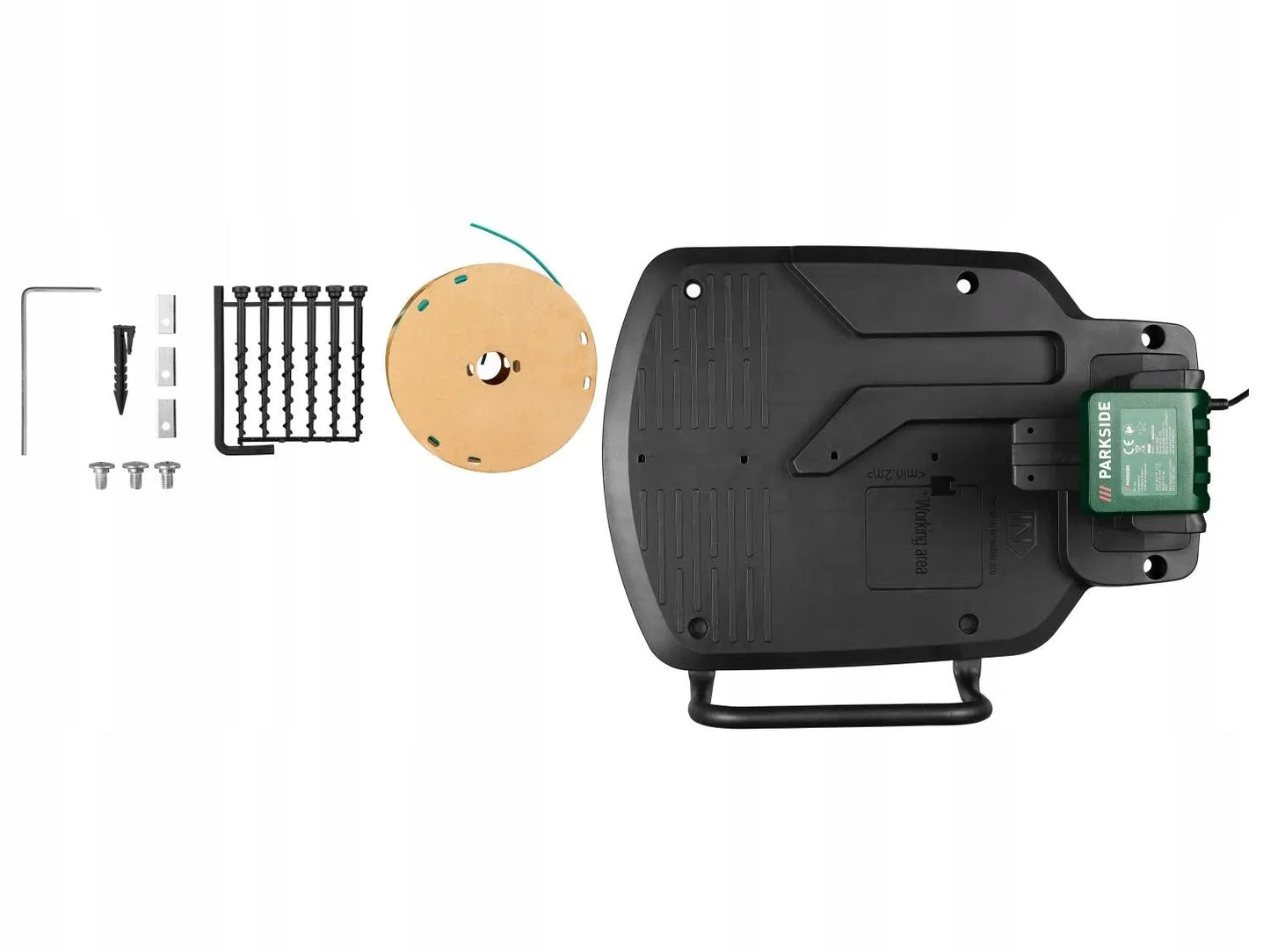 Robotė vejapjovė Parkside PAMRC 250 A1 CITY 20V 2Ah 250m² X20V