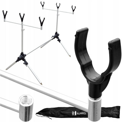 Rumpol meškerių stovas Rod Pod 3 meškerėms, stabilus ir reguliuojamas
