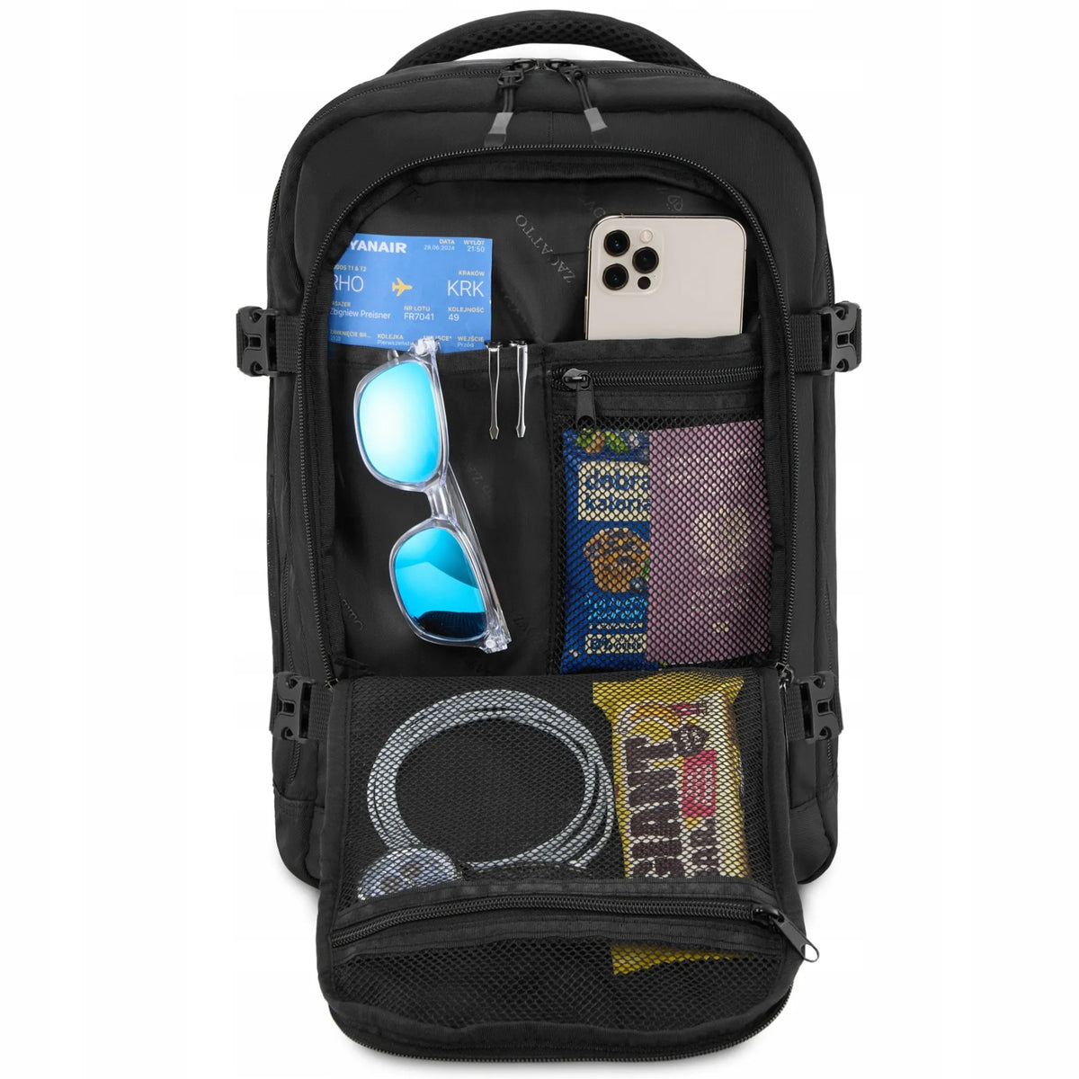RYANAIR kuprinė kelionėms 40x20x25 rankinis bagažas ZAGATTO