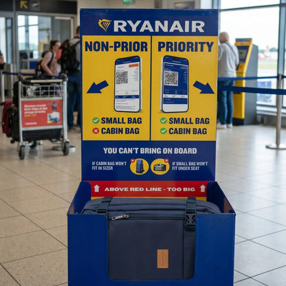 RYANAIR kuprinė kelionėms lėktuvu 40x30x20 kabininis bagažas ZAGATTO