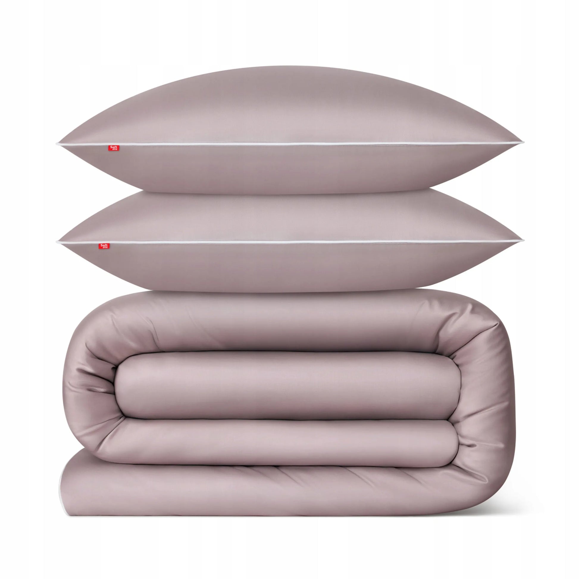 Satininė patalynė 200x220 + 2 užvalkalai 70x80, 100% medvilninės patalynės komplektas