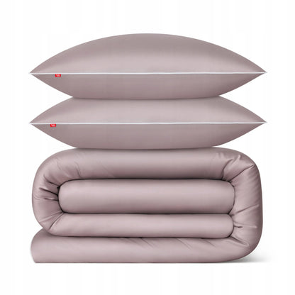 Satininė patalynė 200x220 + 2 užvalkalai 70x80, 100% medvilninės patalynės komplektas