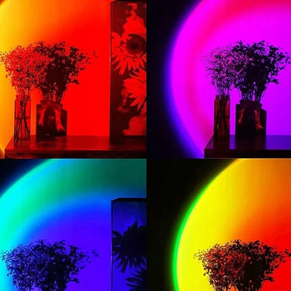 Saulėlydžio projektorius SUNSET – saulėtekio ir saulėlydžio projekcinė lempa | LED, USB