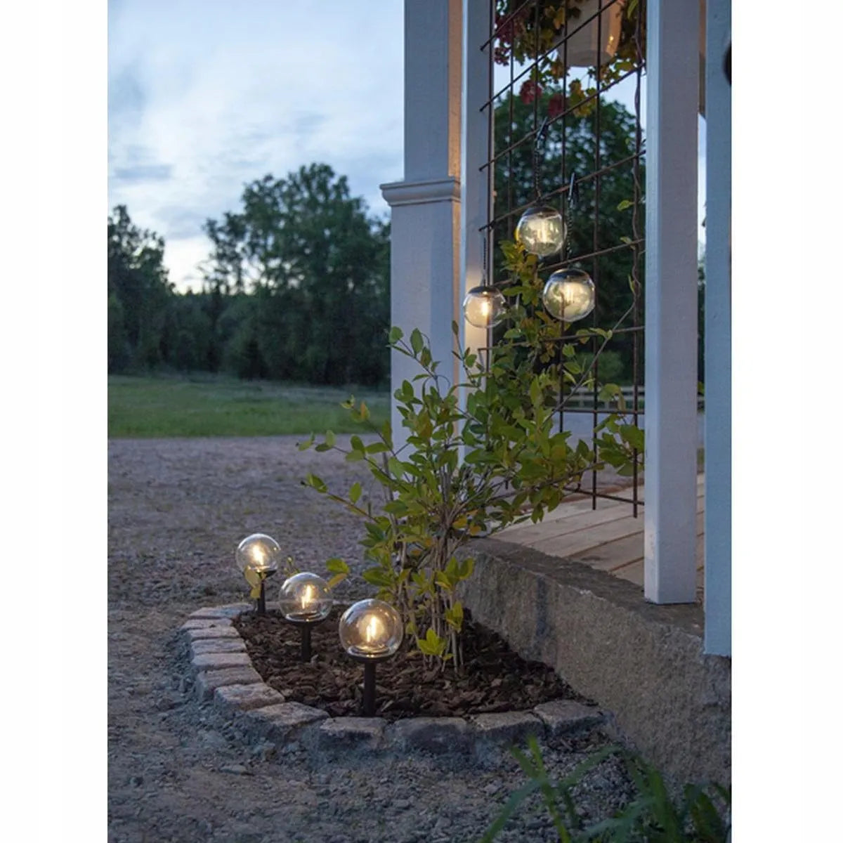 SAULĖS ENERGIJA ĮKRAUNAMAS DEKORATYVINIS ŠVIESTUVAS RUTULYS 10X34.5CM