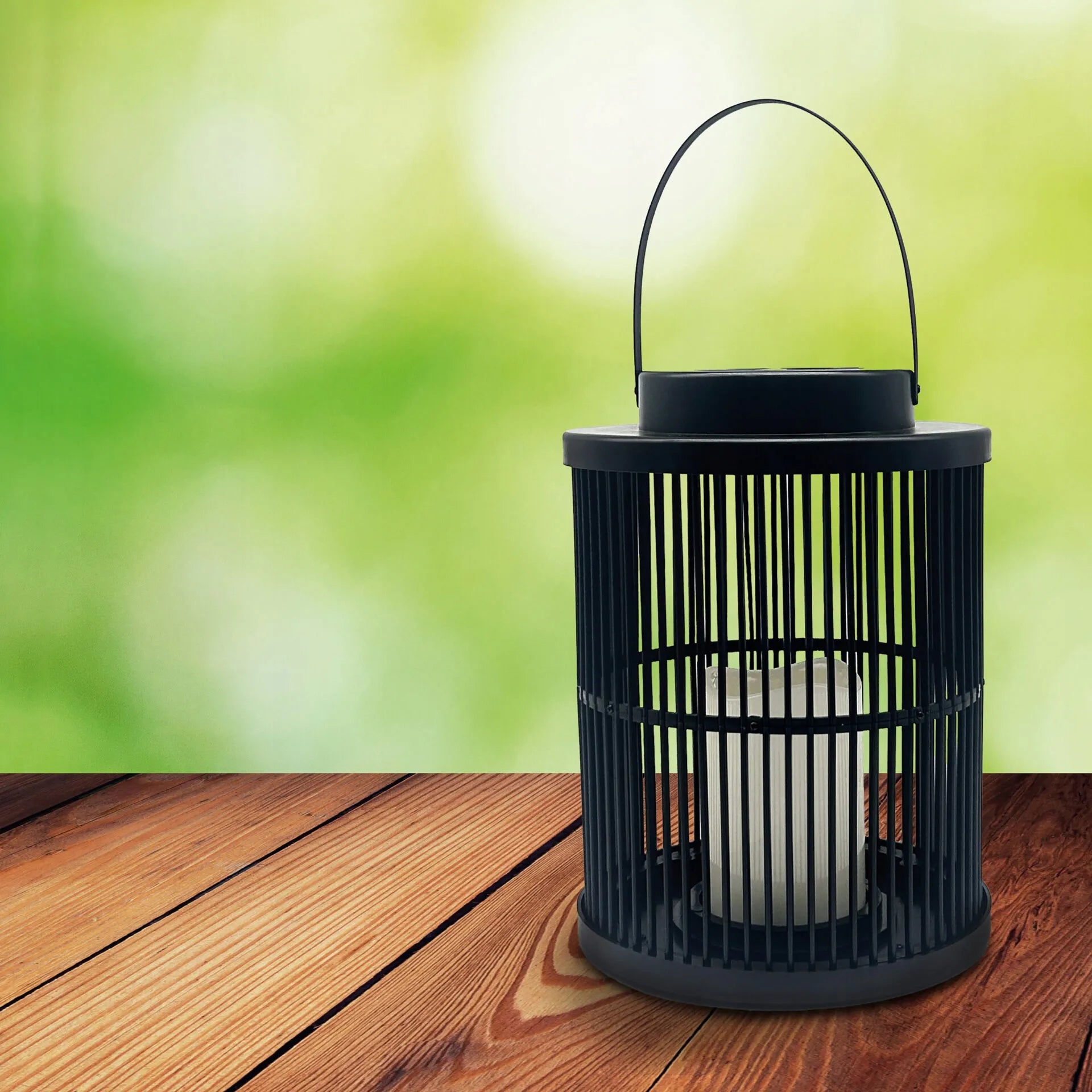 Saulės energija maitinamas sodo LED žibintas, kabinamas dekoratyvinis šviestuvas IP44 1800K šilta šviesa 25cm