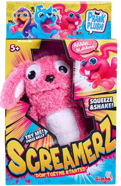 „ScreamerZ“ interaktyvus zuikutis su garsu, 30 cm, „Happy Prank“, Simba