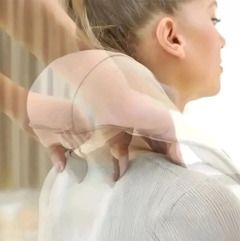 Shiatsu masažuoklis kaklui, sprandui ir nugarai su šildymo funkcija