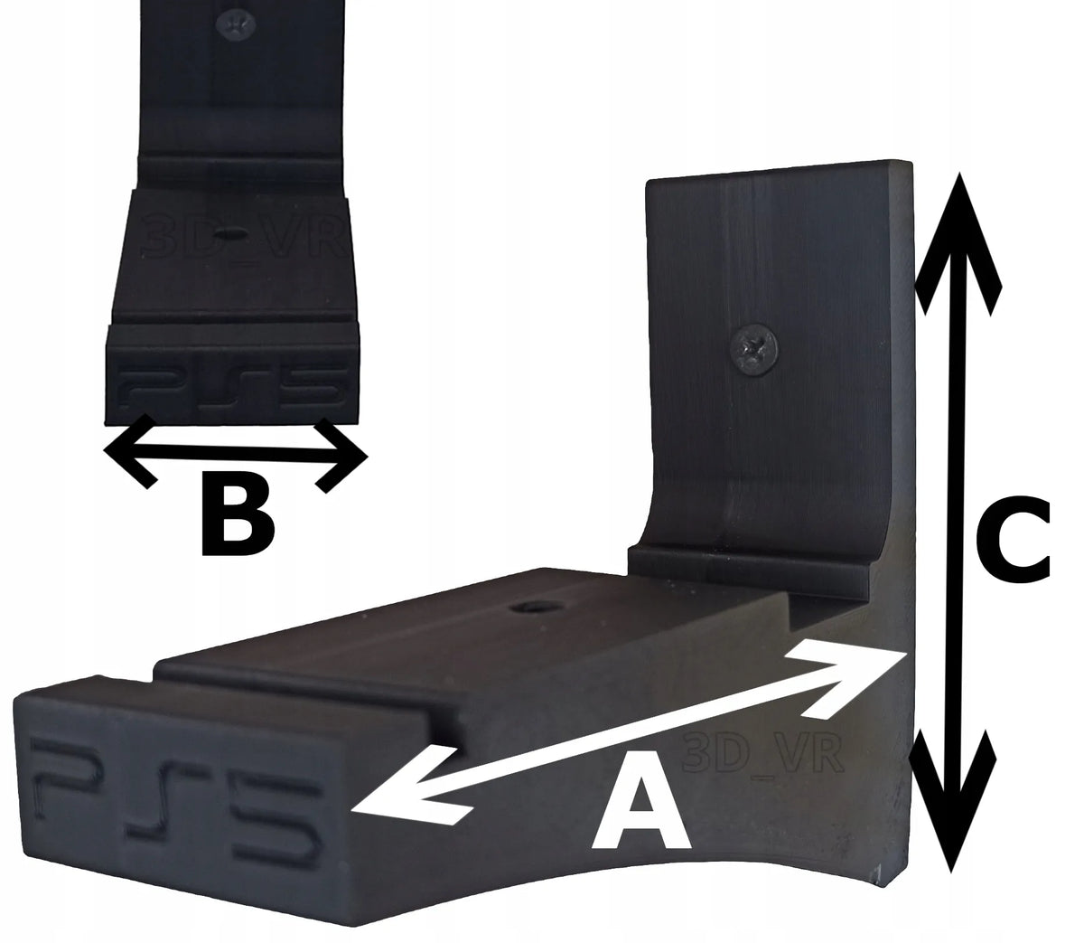 Sieninis laikiklis PlayStation 5 PS5 konsolei – saugus ir tvirtas tvirtinimas