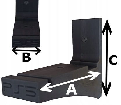 Sieninis laikiklis PlayStation 5 PS5 konsolei – saugus ir tvirtas tvirtinimas