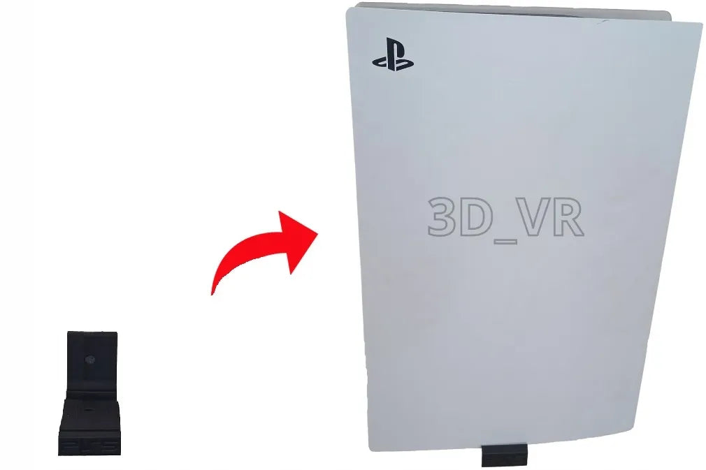 Sieninis laikiklis PlayStation 5 PS5 konsolei – saugus ir tvirtas tvirtinimas