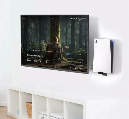 Sieninis laikiklis PlayStation 5 PS5 konsolei – saugus ir tvirtas tvirtinimas