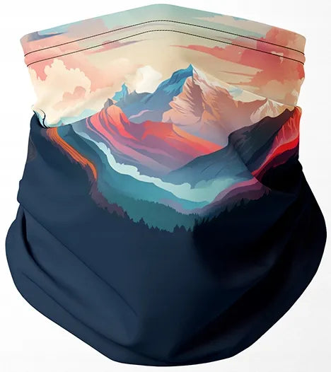Šiltas žieminis sportinis kepurės ir movos komplektas bėgimui ir dviračiui UNISEX