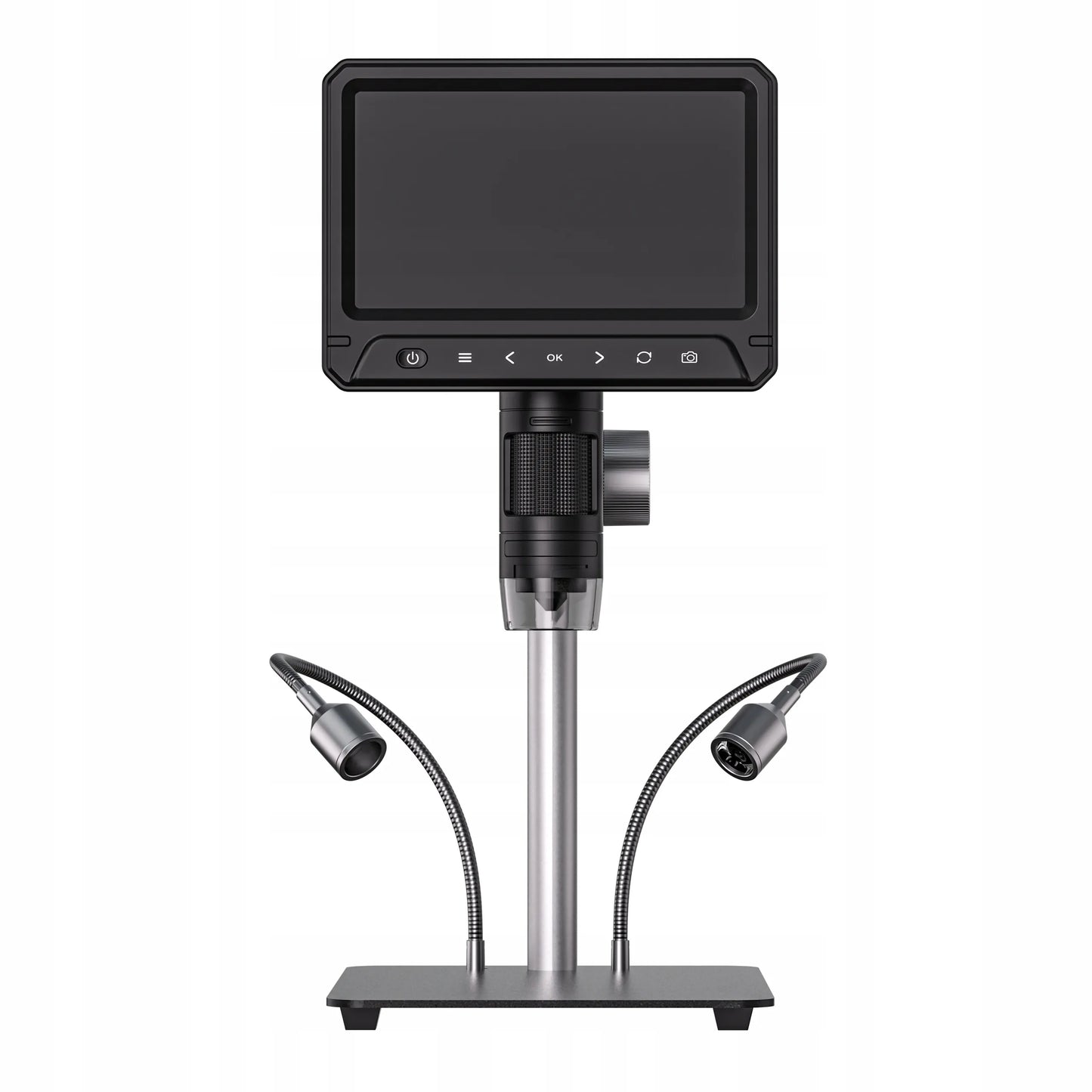 Skaitmeninis mikroskopas su 1200x priartinimu 12MP 28LED HD 7" ekranu 32GB MicroSD