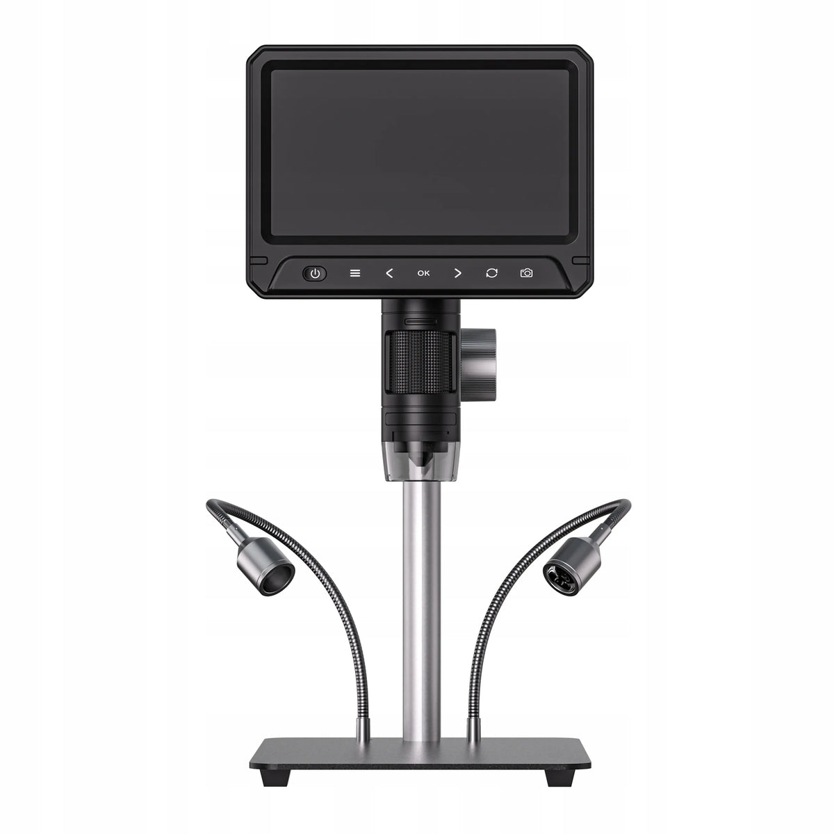 Skaitmeninis mikroskopas su 1200x priartinimu 12MP 28LED HD 7" ekranu 32GB MicroSD