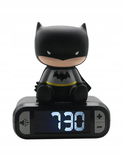 Skaitmeninis žadintuvas su 3D naktine lempute „Batman“ ir garso efektais