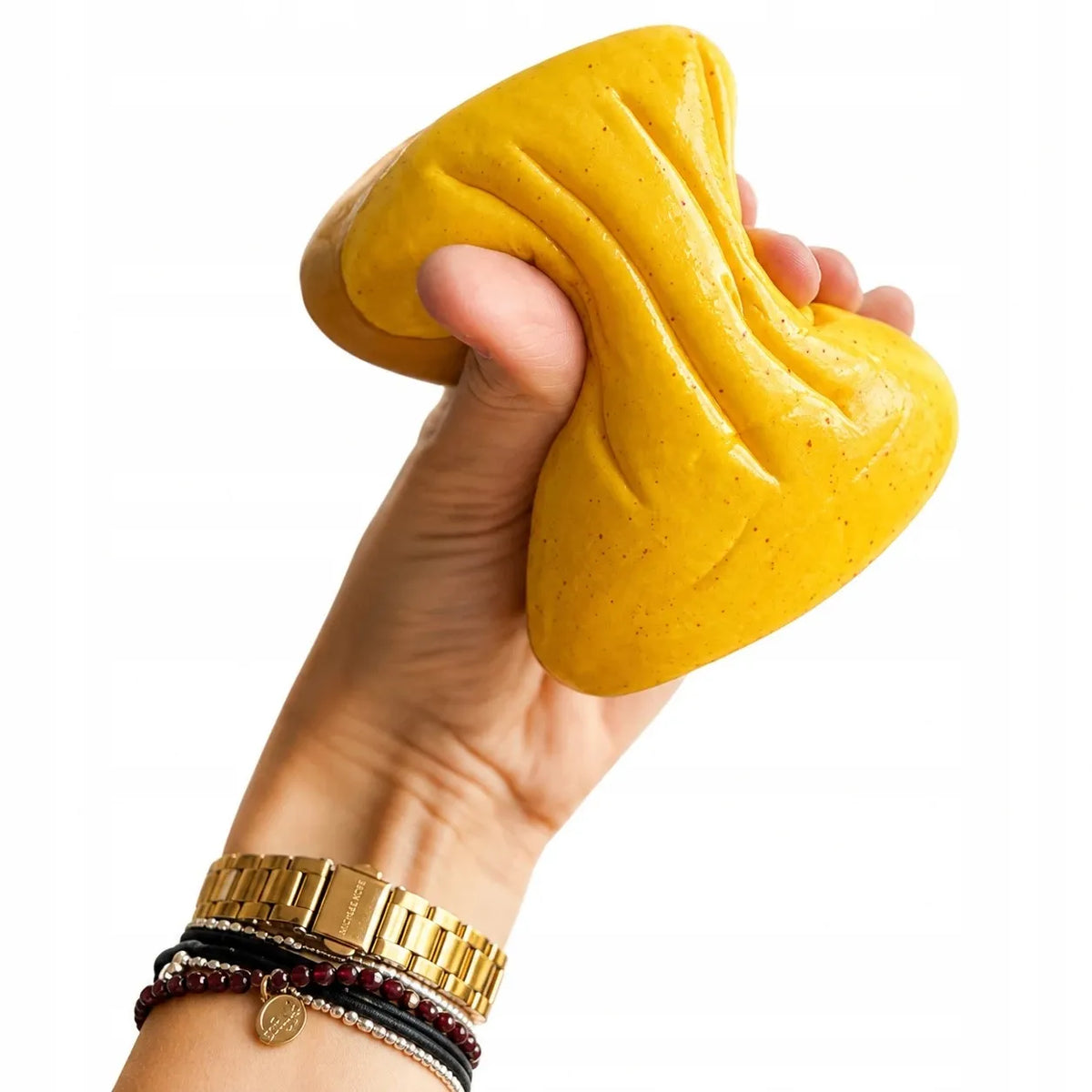 Skrebučio su sūriu formos antistresinis „Squishy“ sensorinis žaislas