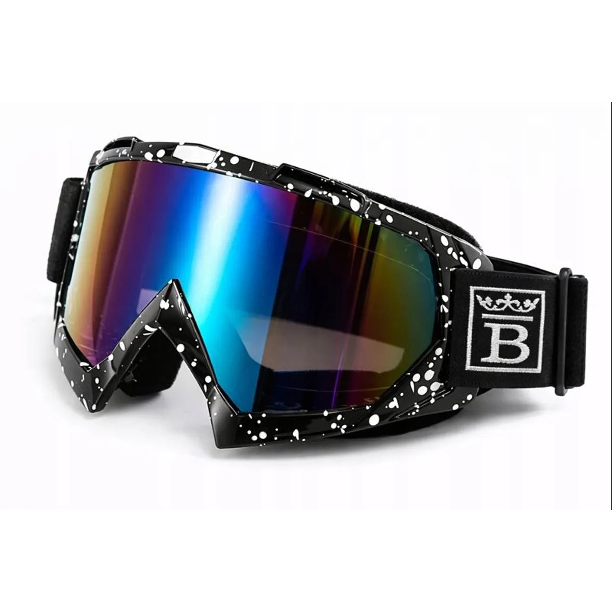 Slidinėjimo akiniai MB Velocity Prism1 slidinėjimui, snieglentei, motociklui, keturračiui ir paspirtukui UV400