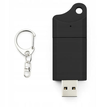 Šnipinėjimo diktofonas mini raktų pakabukas su USB jungtimi