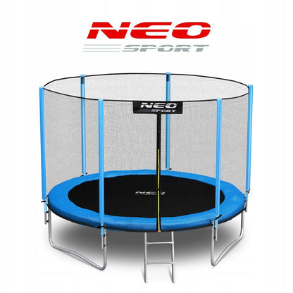 Sodo batutas Neo-sport 6ft/183cm su išoriniu tinklu ir kopėčiomis