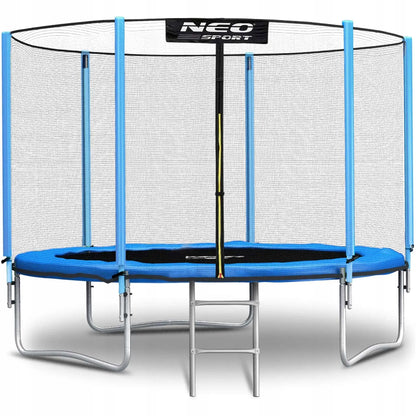 Sodo batutas Neo-sport 6ft/183cm su išoriniu tinklu ir kopėčiomis