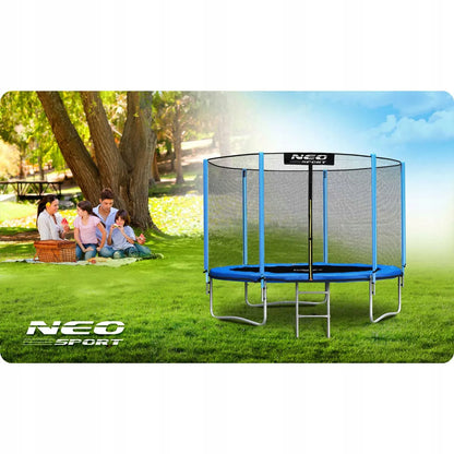 Sodo batutas Neo-sport 6ft/183cm su išoriniu tinklu ir kopėčiomis