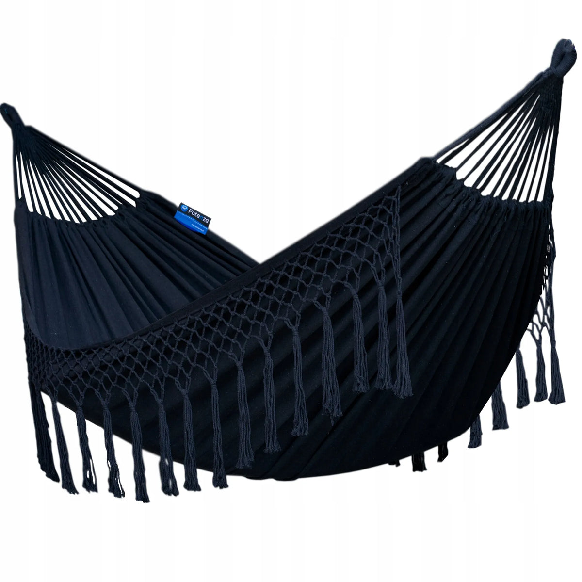Sodo hamakas boho SANTIA 220x160 su virvėmis ir dėklu POTENZA