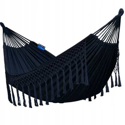 Sodo hamakas boho SANTIA 220x160 su virvėmis ir dėklu POTENZA