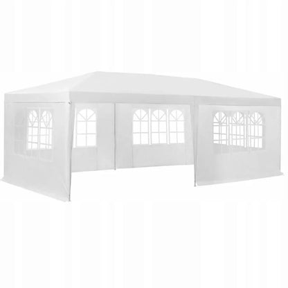 Sodo palapinė cateringui ir vakarėliams 3x6 m, prekybinis paviljonas, 6 sienelės, 18 m²