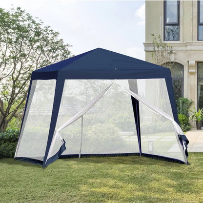 Sodo paviljonas 3x3m su tinkleliu nuo vabzdžių ir 4 sienelėmis