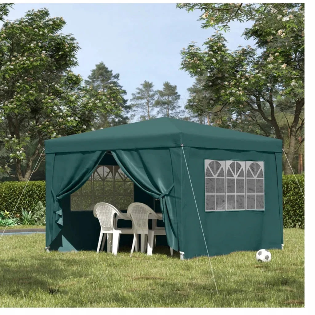Sodo paviljonas ekspresinis prekybinė palapinė 3x3m automatinis + 4 sienos