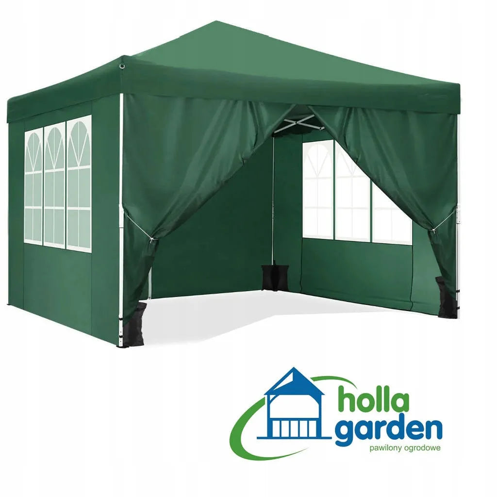Sodo paviljonas ekspresinis prekybinė palapinė 3x3m automatinis + 4 sienos